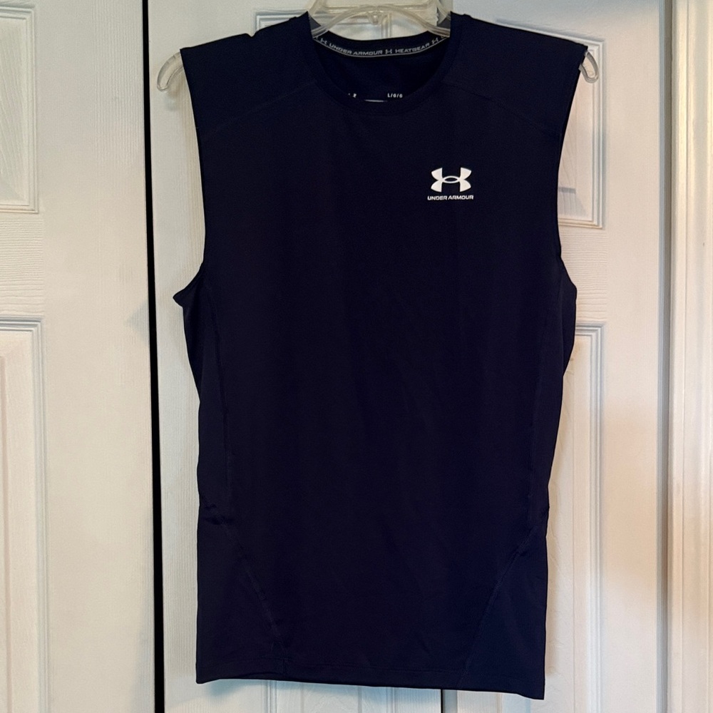 Under Armour Men's Navy Compression Tank Top
